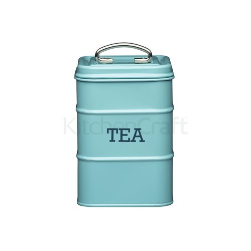 Nostalgisk Tea dåse i Blå