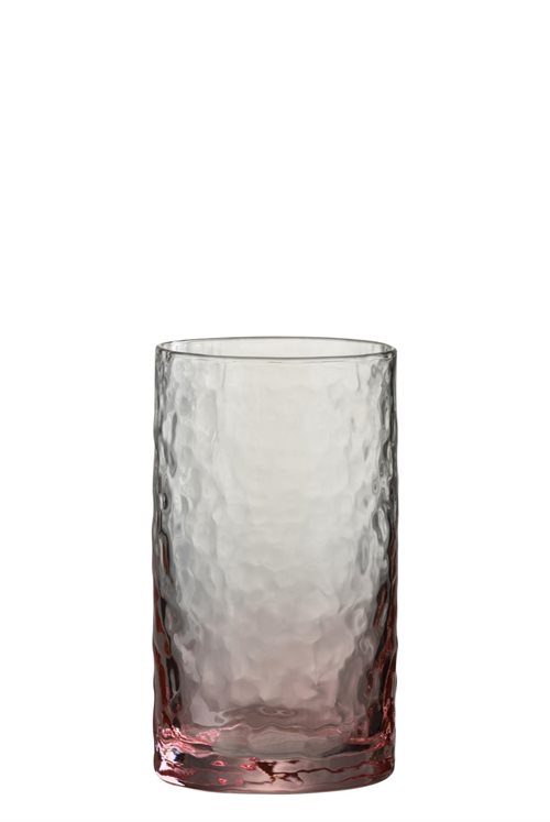 4 x Drikkeglas i lyserød