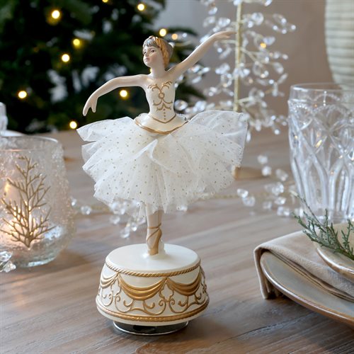 Noël Spilledåse ballerina m. tylskørt