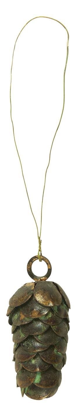 Juletræspynt i antik look - kogle