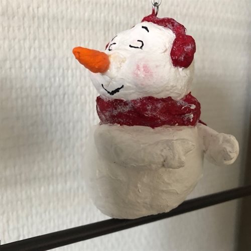 Sødeste snemand - handmade Cotton