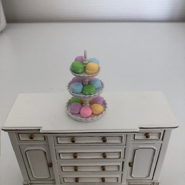 Sødeste mini Macaron på etagere