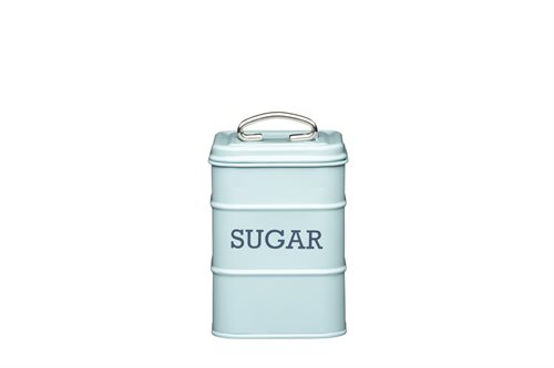 Nostalgisk Sukker dåse i Vintage Blå