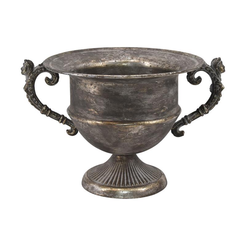 Metalpokal, antik sølv - FØR 229,-